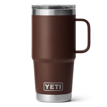 YETI Rambler 20 oz Travel Mug Wetlands Brown