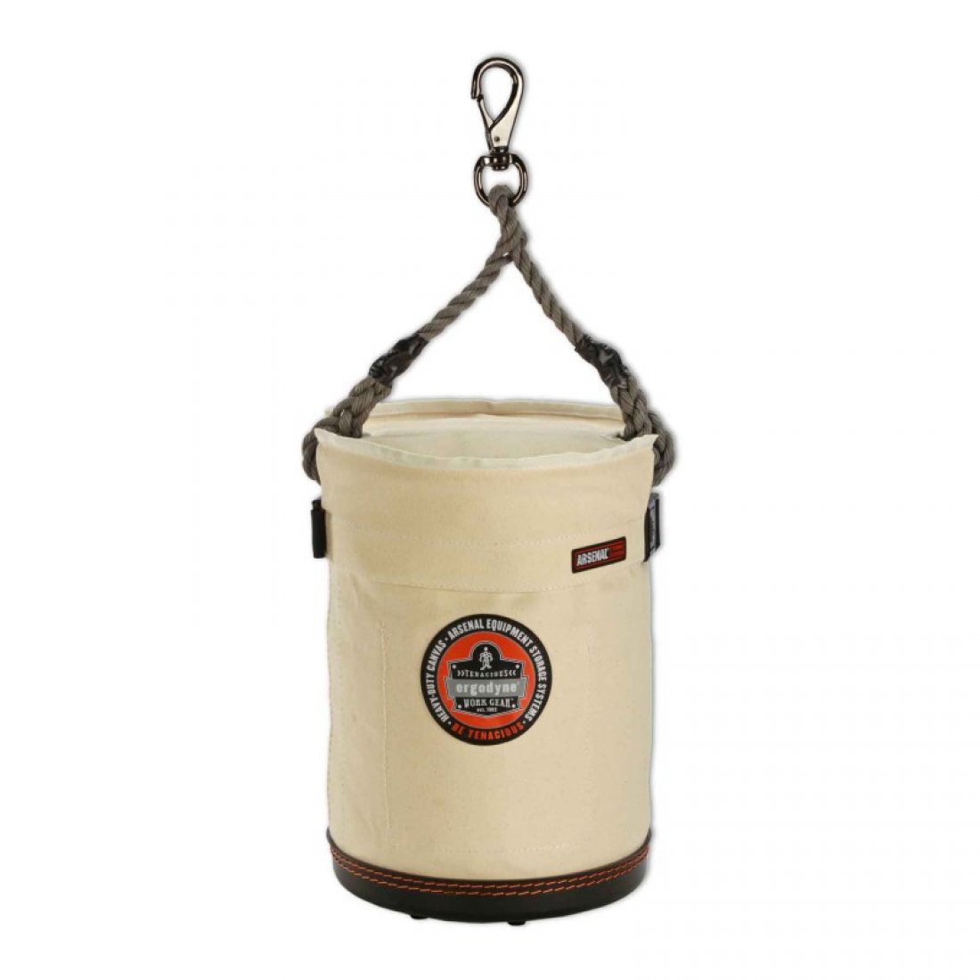 Ergodyne 5744t S White Small Plastic Bottom Bucket-swivel With Top