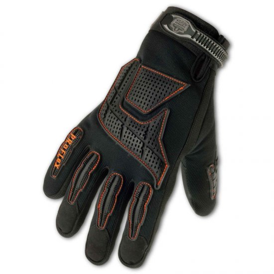 Ergodyne ProFlex 901 Half-Finger Leather Impact Gloves - Extra