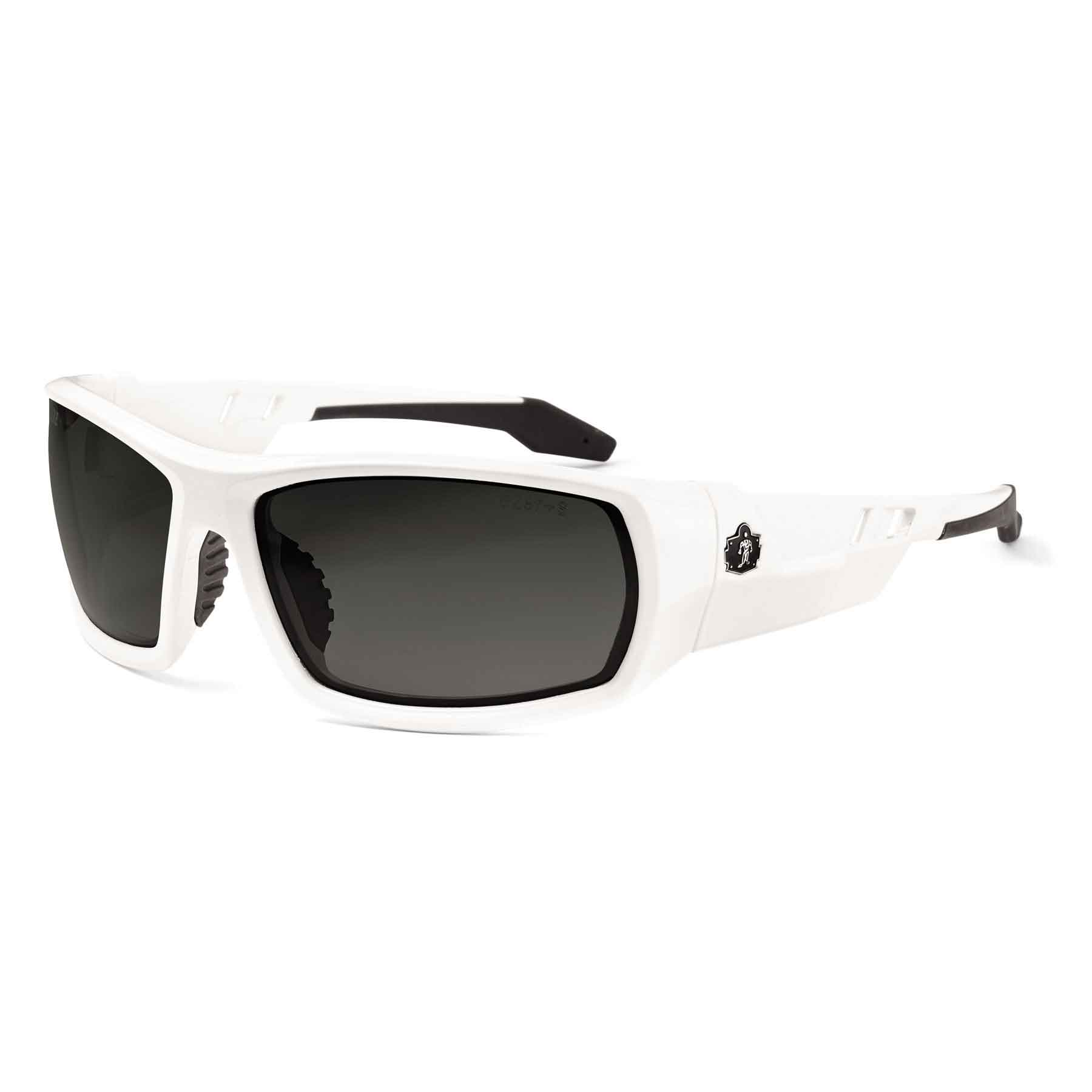 Ergodyne ODIN Smoke Lens White Safety Glasses